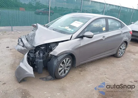 2017 Hyundai Accent Value Edition z USA, uszkodzony, nr VIN KMHCT4AE7HU361683